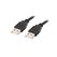 Usb-a m/m 2.0 cable 1m black lanberg,  Cabluri periferice | electropc.ro
