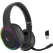 Casti over-ear aqirys lyra, sistem de sunet 3d stero, dual wireless si cu fir, bt cu microfon flexibil, interfata usb 2.0, durata baterie pana la 27h, frecventa 20 hz - 20hz, cu iluminare rgb, negre,  Casti audio | electropc.ro