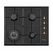 Plita incorporabila fram fbh-v4iwf-rbk, gaz, 4 arzatoare, arzator wok, control lateral, aprindere electrica integrata, sistem siguranta gaz, gratar fonta, duze incluse, design rustic, 58x51 cm,  rustic negru,  Incorporabile | electropc.ro
