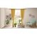 Set 2 draperii catifea 140x270 cm - galbene,  Perdele | electropc.ro