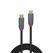 Cablu lindy 1.5m usb 3.2 type c to c cable, 20gbps, 5a, pd, anthra line,  Cabluri periferice | electropc.ro