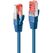 Cablu retea lindy ly-47717, 1m cat.6 s/ftp network, blue,  Cabluri retea | electropc.ro