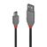 Cablu transfer date lindy ly-36721, usb 2.0 type a to mini-b, 0.5 m, anthra line,  Cabluri periferice | electropc.ro