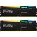 Memorie ram kingston fury beast rgb, dimm, 32gb (2x16gb) ddr5, cl40, 5600mhz,  Memorii RAM Desktop | electropc.ro