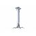 Suport de tavan telescopic sopar tapa white 23054, inaltime reglabila intre 43-65 cm, suporta pana la 12 kg, grad de inclinare de +/- 20° | +/- 10°, rotatie +/- 10°, din otel, alb,  Accesorii videoproiectoare | electropc.ro