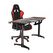 Bundle scaun gaming torin txt + birou gaming radiance red; scaun torin, ajustabil, material textil, piston pe gaz, manere reglabile, baza stea cu 5 picioare, greutate maxima admisa 150kg, perne detasabile,  rosu; birou gaming  radiance, material  otel car,  Birouri gaming | electropc.ro