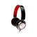 Casti cu micr. spacer, cu fir, mulimedia, 2x jack 3.5mm, microfon pe fir, driver 40mm, 20hz-20000hz, pliabile, rosu,  Casti audio | electropc.ro