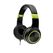 Casti cu micr. spacer pearl green, cu fir, multimedia,  2x jack 3.5mm, microfon pe fir, driver 40mm, 20hz - 20000hz, pliabile, 1.8m, negru si verde,  Casti audio | electropc.ro