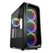Carcasa sharkoon tk5m rgb, 7 sloturi expansiune, tempered glass, 3x ventilatoare 120mm preinstalate, compatibil mini-itx / micro-atx / atx,  Carcase | electropc.ro