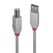 Cablu transfer lindy ly-36681, usb 2.0 type a to b, 0.5m, anthra line,  Cabluri periferice | electropc.ro