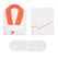 Set de baie dama bbc organic 4 piese square nature,  Halate de Baie | electropc.ro