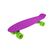 Skate penny slv dolce, placa plastic pp 56x15 cm, roti pu 60x45mm, duritate 85a, rulmenti abec 7 chrome, sasiu aluminiu 8.3 cm, capacitate 100 kg, culoare mov verde,  Skateboard | electropc.ro