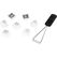 Hp gaming keycaps full set, hyperx pudding, us layout, white pbt,  Periferice Diverse | electropc.ro