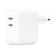 Apple 35w dual usb-c port power adapter (for all iphones/ipads/macbook air 2018-2023/all watches/ all airpods),  Incarcatoare telefoane | electropc.ro