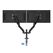 Brat sustinere ad110dx aoc 2 monitoare cu dimensiune maxima 27", fixare de birou, pivot 360gr, raza larga de inclinare, flexibilitate, inaltime 230 mm, material aluminiu, culoare negru,  Accesorii smart TV | electropc.ro