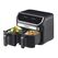 Friteuza dubla heinner haf-kdb1700bk,  Friteuze | electropc.ro