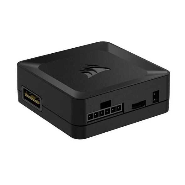 Controller sistem corsair icue link, gestioneaza sistemul de cooling si iluminare rgb, reducand managementul cablurilor,  Ventilatoare carcasa | electropc.ro