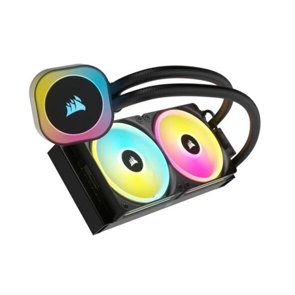Cooler cpu corsair h110i, ventilator 2x140 mm, baza cupru, socket support intel 1700, intel 1200, intel 1150, intel 1151, intel 1155, intel 1156, amd am5, amd am4, negru,  Ventilatoare carcasa | electropc.ro
