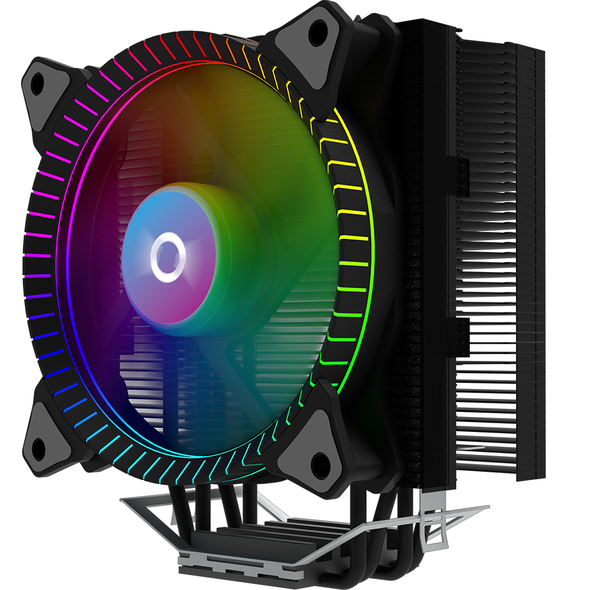 Cooler procesor uranus ls black argb pwm , compatibil intel/amd,  Ventilatoare carcasa | electropc.ro
