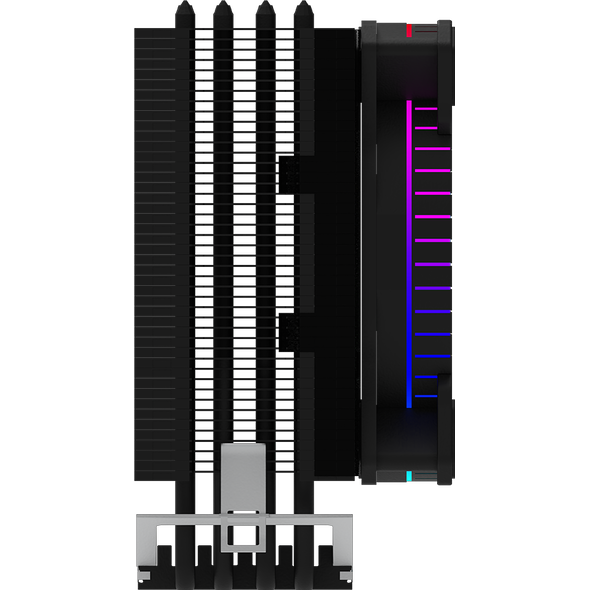 Cooler procesor uranus ls black argb pwm , compatibil intel/amd,  Ventilatoare carcasa | electropc.ro