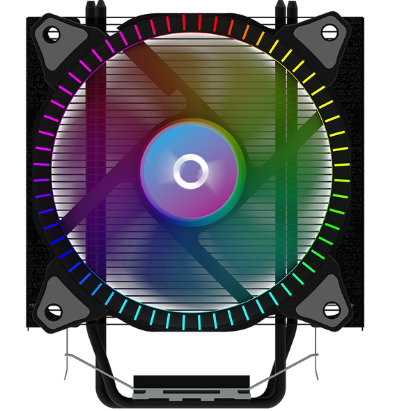 Cooler procesor uranus ls black argb pwm , compatibil intel/amd,  Ventilatoare carcasa | electropc.ro
