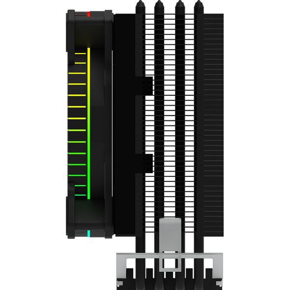 Cooler procesor uranus ls black argb pwm , compatibil intel/amd,  Ventilatoare carcasa | electropc.ro