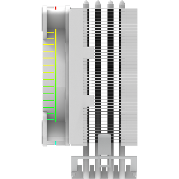 Cooler procesor uranus ls white argb pwm, compatibil intel/amd,  Ventilatoare carcasa | electropc.ro