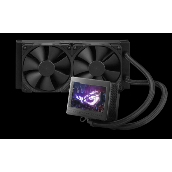 Cpu cooler asus rog ryujin iii 240  water block water block dimention: 89 x 91 x 101 mm block material (cpu plate): copper embedded fan: yes - speed: 5100 rpm +/- 10% - air pressure: 5.53 mmh2o - air flow: 21.08 cfm pump pump solution: 8th gen asetek pump,  Ventilatoare carcasa | electropc.ro