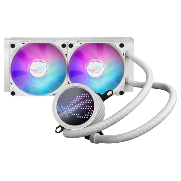 Cpu cooler asus rog ryuo iii 240 argb wh,  Ventilatoare carcasa | electropc.ro