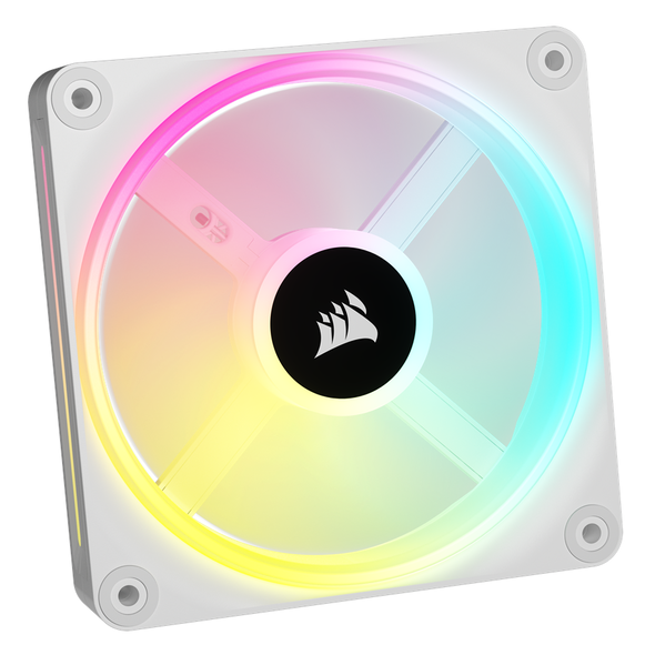 Fan corsair qx120, ventilator 1x120 mm,  alb,  Ventilatoare carcasa | electropc.ro