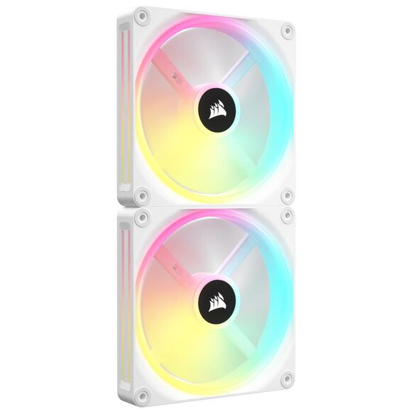Fan corsair qx140, ventilator 2x140 mm,  alb,  Ventilatoare carcasa | electropc.ro