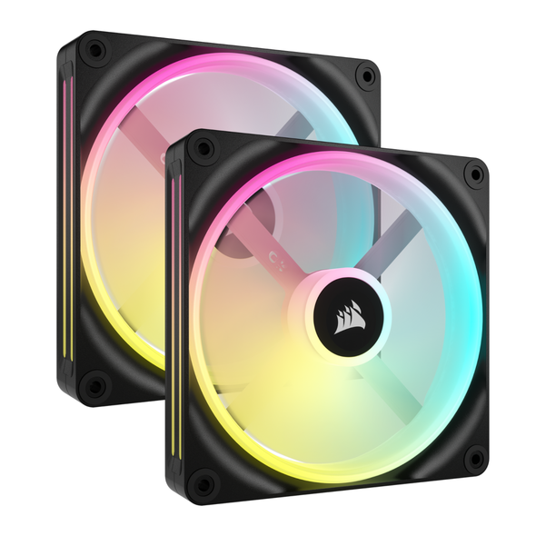Ventilator corsair qx140, 2x140 mm,  negru,  Ventilatoare carcasa | electropc.ro