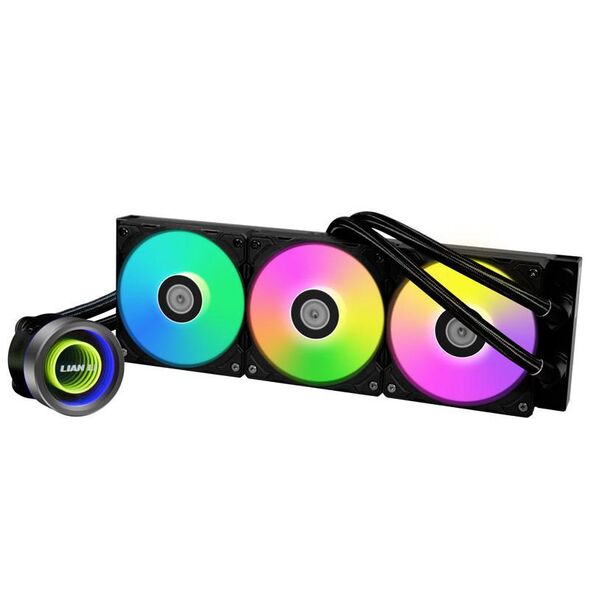 Cooler lian li galahad ii 360 trinity argb negru,  Ventilatoare carcasa | electropc.ro