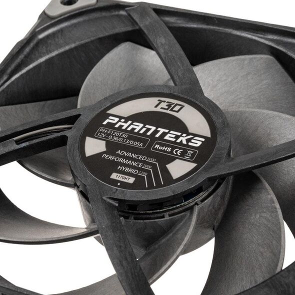 Ventilatoare phanteks t30 pwm 120mm, 3, negru,  Ventilatoare carcasa | electropc.ro