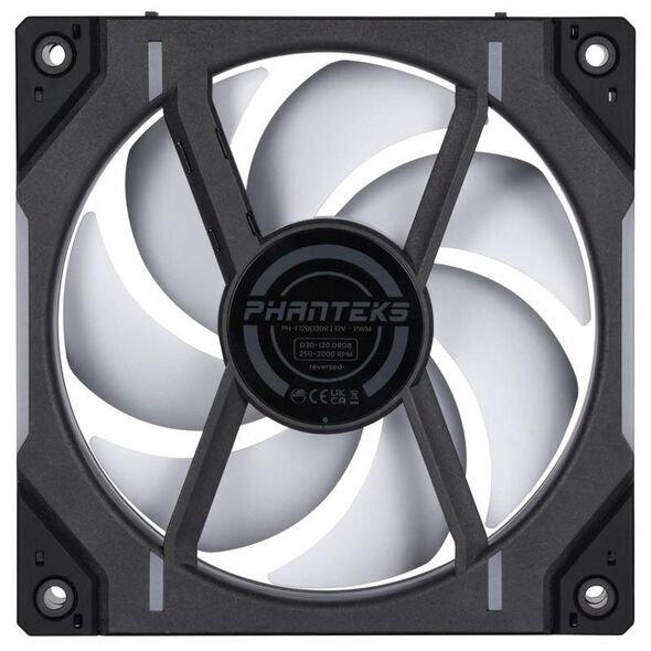 Ventilatoare phanteks d30 pwm rs afw d-rgb 3x 120mm negru,  Ventilatoare carcasa | electropc.ro