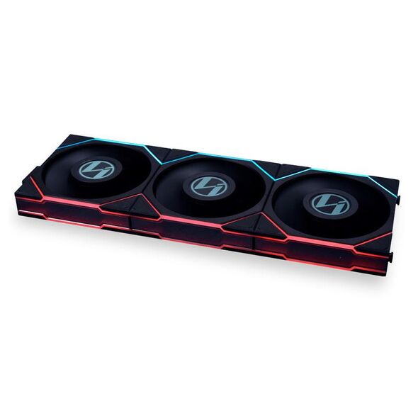 Ventilatorare carcasa lian li uni tl lcd series 3x120mm rgb negru,  Ventilatoare carcasa | electropc.ro