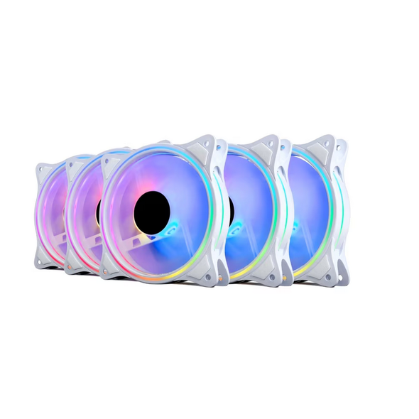 Ventilatoare carcasa pro gaming 6x120mm argb alb,  Ventilatoare carcasa | electropc.ro