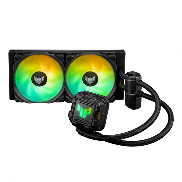 Cooler procesor asus tuf gaming lc ii 240 argb, all-in-one cu racire lichida, 2 ventilatoare argb 120mm, aura sync,  Ventilatoare carcasa | electropc.ro