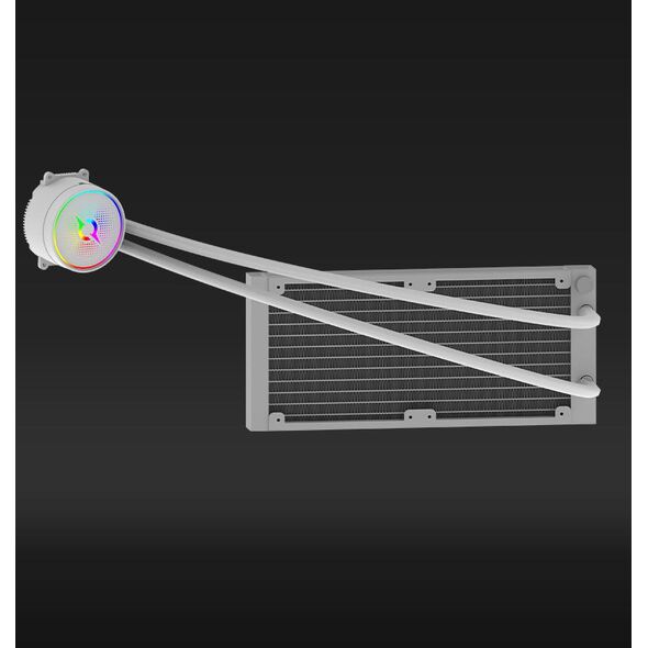 Cpu cooler aquarius 240 aio white argb pwm,  Ventilatoare carcasa | electropc.ro