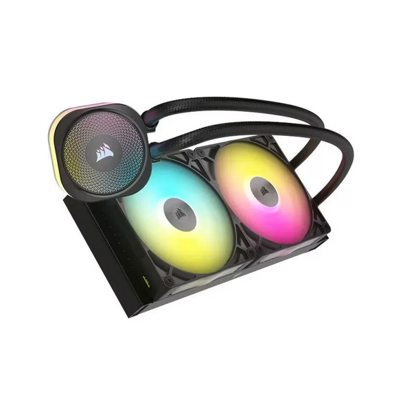 Cooler procesor corsair icue link titan 280 rx rgb aio liquid negru,  Ventilatoare carcasa | electropc.ro