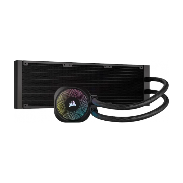 Cooler procesor corsair icue link titan 360 rx rgb aio liquid negru,  Ventilatoare carcasa | electropc.ro