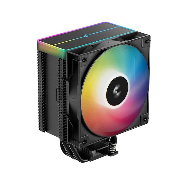 Cooler procesor deepcool ag500 argb v2 negru, marime heatsink 120x92x150mm, un ventilator argb, viteza ventilator 500-2100 rpm +/- 10%, airflow: 75.89 cfm, suport amd: am4/am5, suport intel: lga 1700/1200/1151/1150/1155, nivel de zgomot: 31.6 dba,  Ventilatoare carcasa | electropc.ro