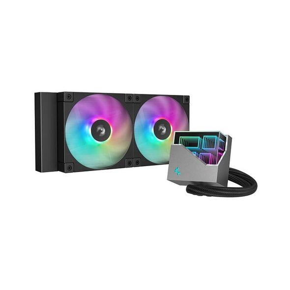 Cooler procesor deepcool lt240 argb negru,  Ventilatoare carcasa | electropc.ro