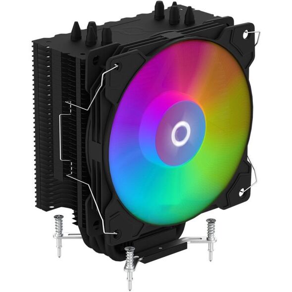 Cooler procesor aqyris uranus ls 2.0 argb negru, dimensiune heatsink 152x120x49mm (cu ventilator), un ventilator argb, viteza ventilator 900-1800 rpm +/- 10%, airflow: 65 cfm,  suport amd: am4, am5 suport intel: lga 1200/1700/1156/1155/1151/1150, nivel de,  Ventilatoare carcasa | electropc.ro