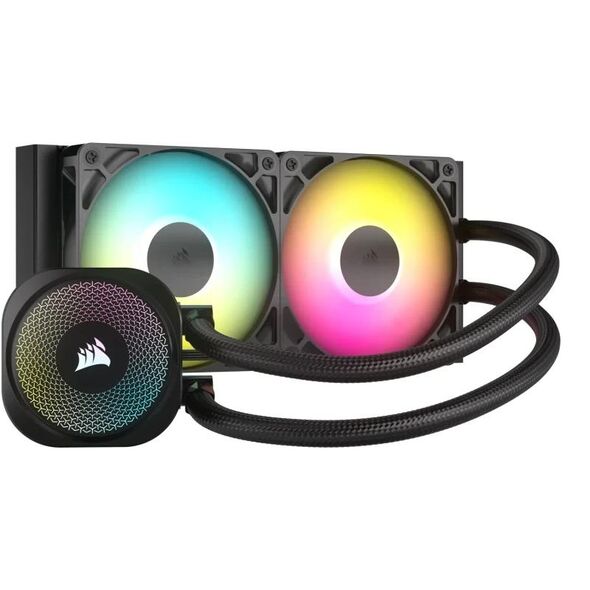 Cooler procesor corsair nautilus 240 rs argb negru,  Ventilatoare carcasa | electropc.ro
