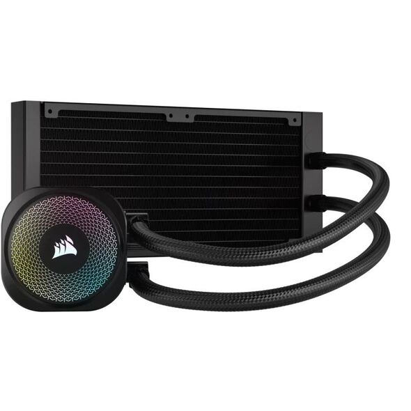 Cooler procesor corsair nautilus 240 rs argb negru,  Ventilatoare carcasa | electropc.ro