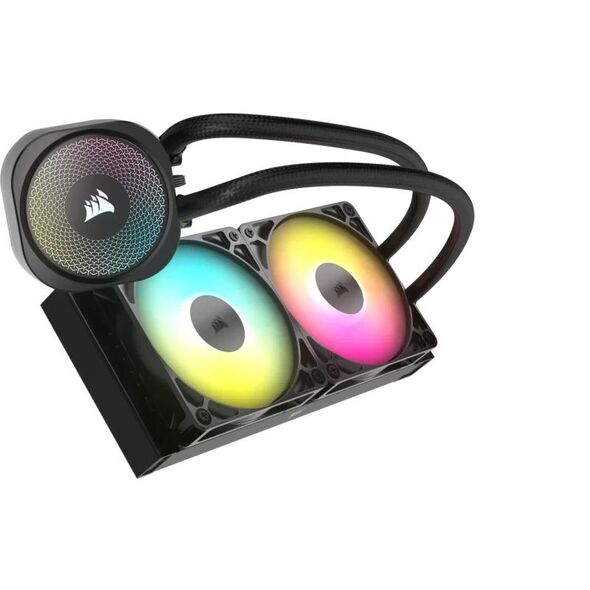 Cooler procesor corsair nautilus 240 rs argb negru,  Ventilatoare carcasa | electropc.ro