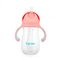 Cana cu pai tritan, roz, 300ml, u-grow,  Cani & Pahare & Accesorii Bebe | electropc.ro