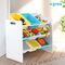 Raft depozitare jucarii cu 9 cosuri blue/galben, u-grow,  Mobilier camera copii | electropc.ro