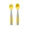 Set lingurita si furculita , galben, u-grow,  Articole hranire bebelusi | electropc.ro